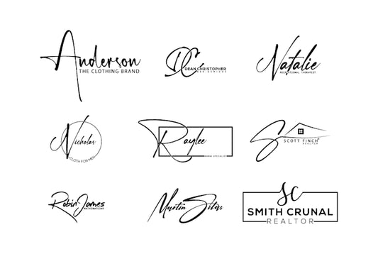 Minimal & Luxurious Signature Logo Design for Branding (Upto 3 Concepts)