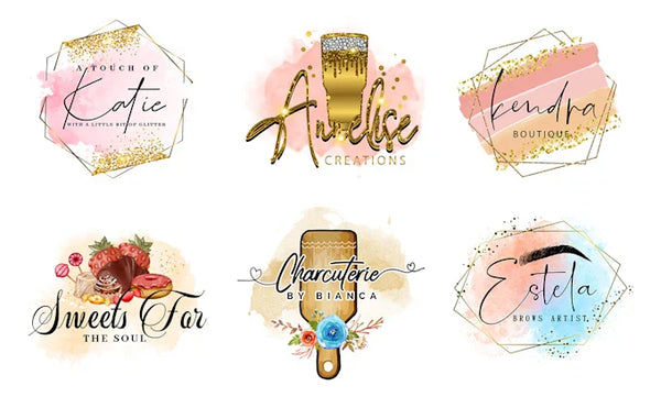 Custom Watercolor-Inspired Logo Design with Premium Quality (Up to 4 Concepts)